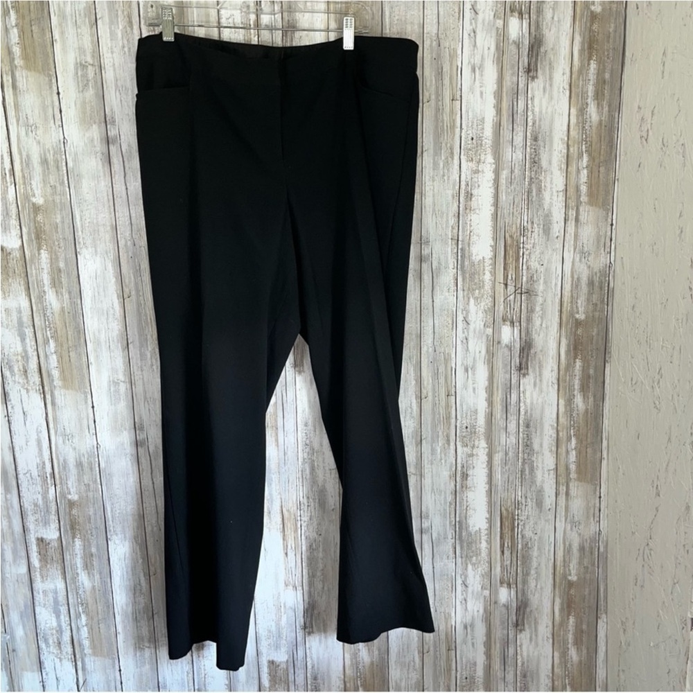 Lane Bryant Black Straight Leg Pants